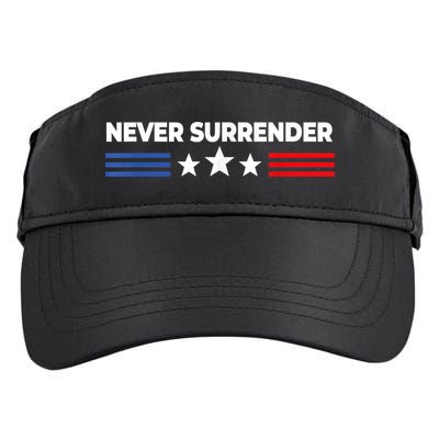 Never Surrender Shirts Never Surrender Adult Drive Performance Visor