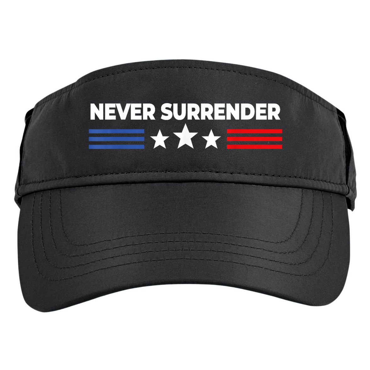 Never Surrender Shirts Never Surrender Adult Drive Performance Visor