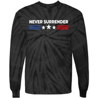 Never Surrender Shirts Never Surrender Tie-Dye Long Sleeve Shirt