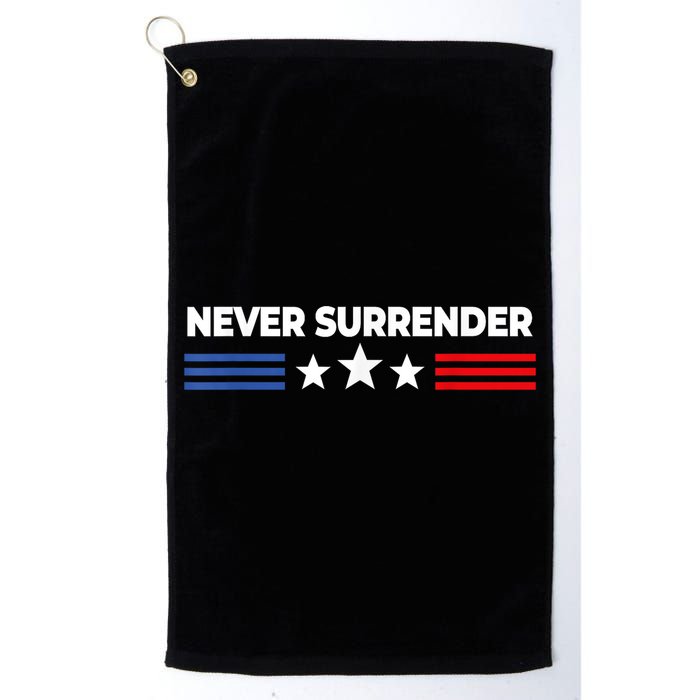 Never Surrender Shirts Never Surrender Golf Towel