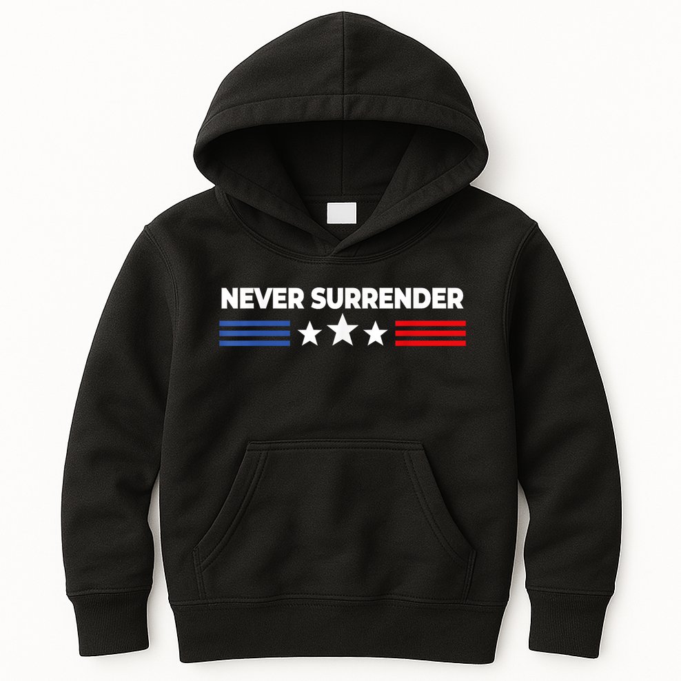 Never Surrender Shirts Never Surrender Kids Hoodie