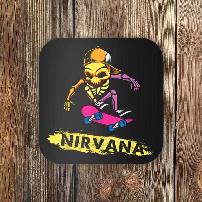 Nirvanas Skateboard Skelton Coaster