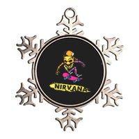 Nirvanas Skateboard Skelton Metallic Star Ornament