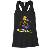 Nirvanas Skateboard Skelton Women's Racerback Tank