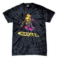 Nirvanas Skateboard Skelton Tie-Dye T-Shirt