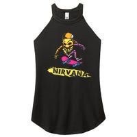 Nirvanas Skateboard Skelton Women's Perfect Tri Rocker Tank