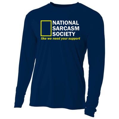 National Sarcastic Society Cooling Performance Long Sleeve Crew