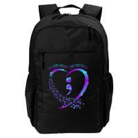 No Story Should End Happy Suicide Awareness Support Graphic Funny Gift Backpack