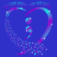 No Story Should End Happy Suicide Awareness Support Graphic Funny Gift Button