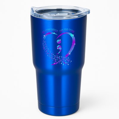 No Story Should End Happy Suicide Awareness Support Graphic Funny Gift Tumbler