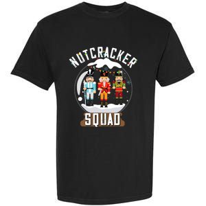 Nutcracker Squad Snow Globe Funny Christmas Ballet Dance Garment-Dyed Heavyweight T-Shirt