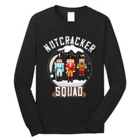 Nutcracker Squad Snow Globe Funny Christmas Ballet Dance Long Sleeve Shirt