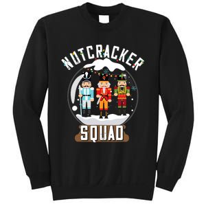 Nutcracker Squad Snow Globe Funny Christmas Ballet Dance Sweatshirt