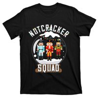 Nutcracker Squad Snow Globe Funny Christmas Ballet Dance T-Shirt