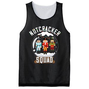 Nutcracker Squad Snow Globe Funny Christmas Ballet Dance Mesh Reversible Basketball Jersey Tank