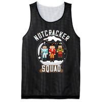 Nutcracker Squad Snow Globe Funny Christmas Ballet Dance Mesh Reversible Basketball Jersey Tank