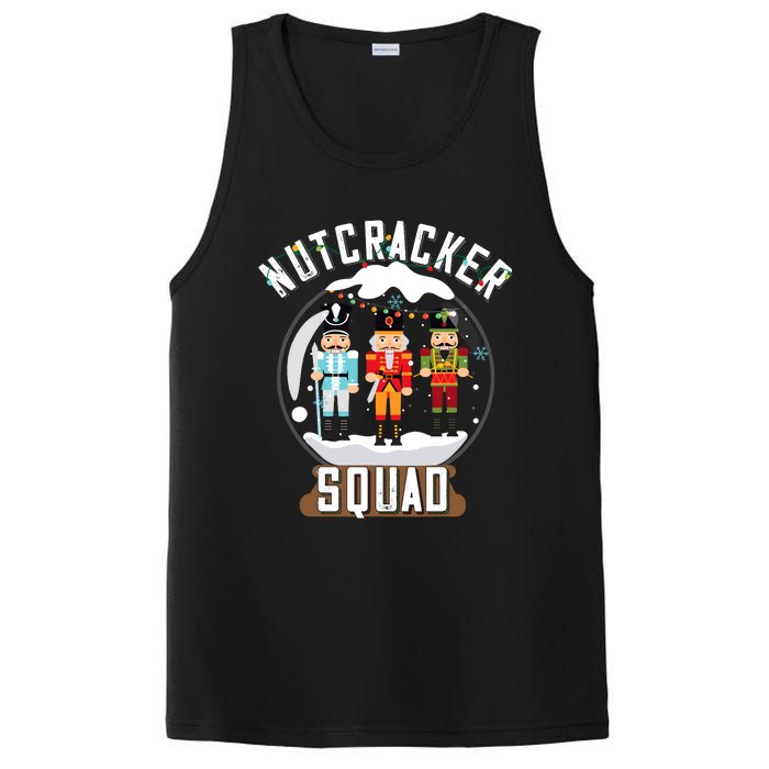 Nutcracker Squad Snow Globe Funny Christmas Ballet Dance PosiCharge Competitor Tank