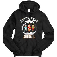 Nutcracker Squad Snow Globe Funny Christmas Ballet Dance Tie Dye Hoodie