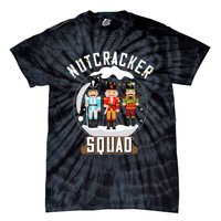 Nutcracker Squad Snow Globe Funny Christmas Ballet Dance Tie-Dye T-Shirt