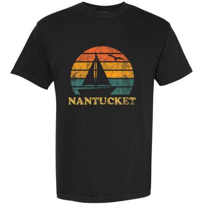 Nantucket Sailboat Sunset Nantucket Garment-Dyed Heavyweight T-Shirt