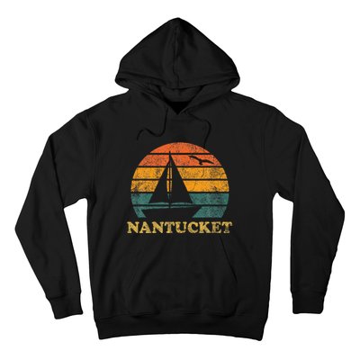 Nantucket Sailboat Sunset Nantucket Hoodie