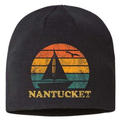 Nantucket Sailboat Sunset Nantucket Sustainable Beanie