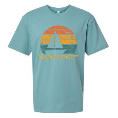 Nantucket Sailboat Sunset Nantucket Sueded Cloud Jersey T-Shirt