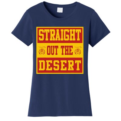 Noble Shrine Straight Out The Desert Mason Fathers Day Gift Women's T-Shirt