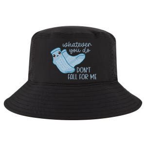 Non Slip Socks Dont Fall For Me Funny PCT CNA Nurse Cool Comfort Performance Bucket Hat