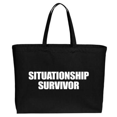 Northstardoll Situationship Survivor Cotton Canvas Jumbo Tote