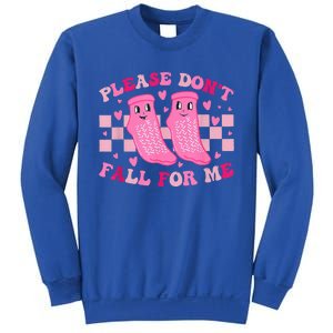 Non Slip Socks Please DonT Fall For Me Medical Nurse Sweatshirt