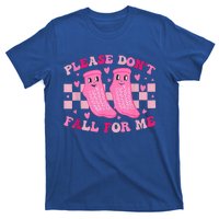 Non Slip Socks Please DonT Fall For Me Medical Nurse T-Shirt