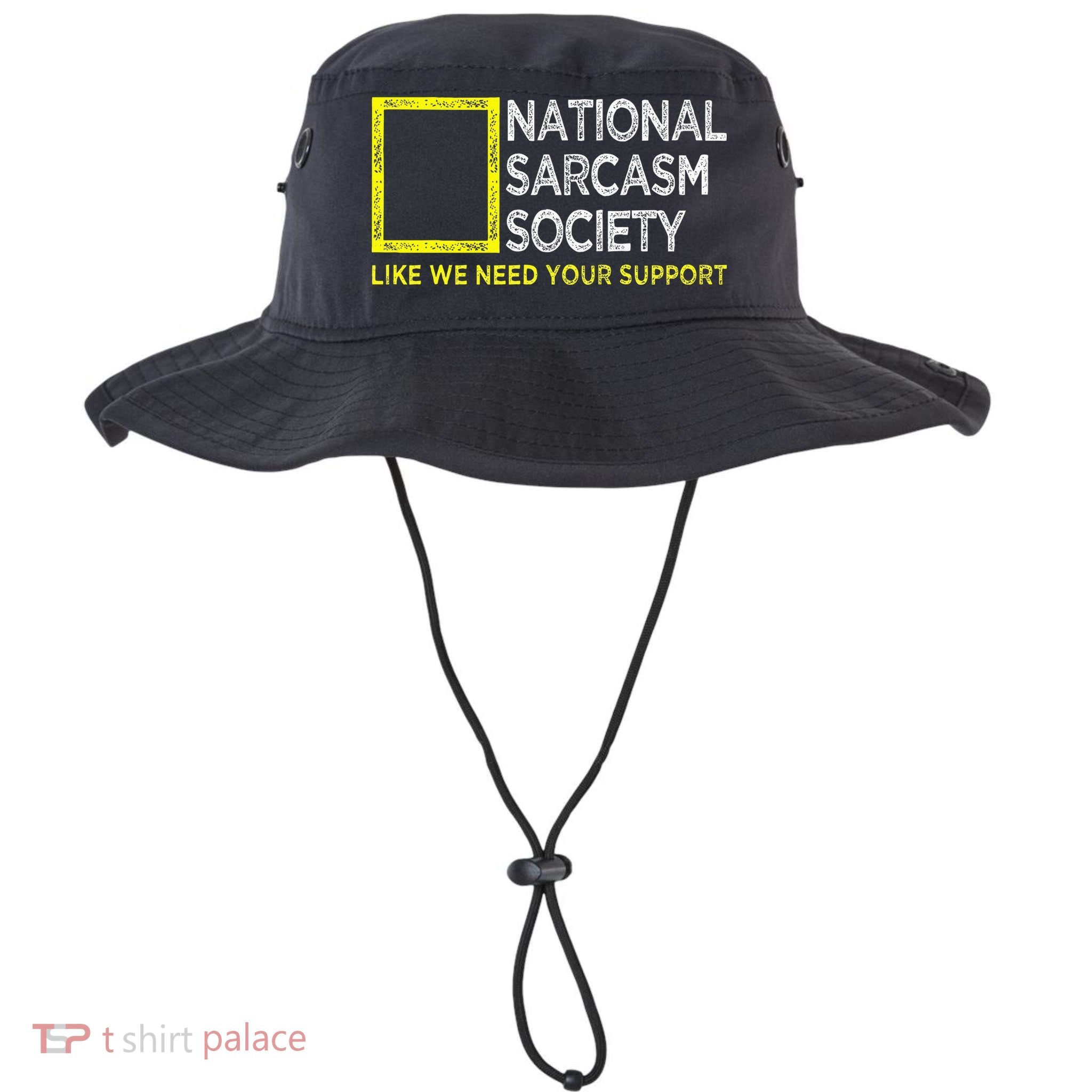National Sarcasm Society Satirical Vintage Design Sarcasm Bucket Hat