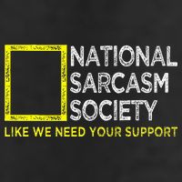 National Sarcasm Society Satirical Vintage Design Sarcasm Hat