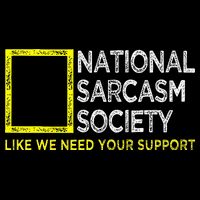 National Sarcasm Society Satirical Vintage Design Sarcasm Toddler T-Shirt