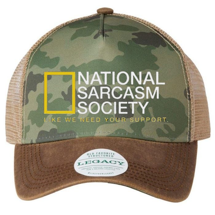 National Sarcasm Society Like We Need Your Support Legacy Tie Dye Trucker Hat