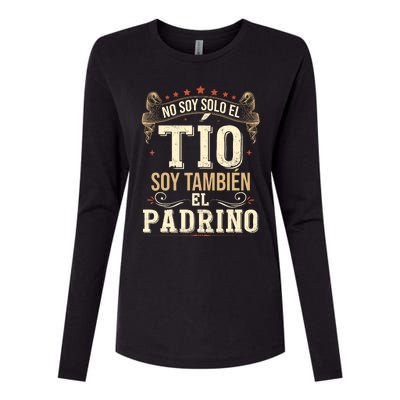 No Soy Solo El Tío Soy También El Padrino Womens Cotton Relaxed Long Sleeve T-Shirt