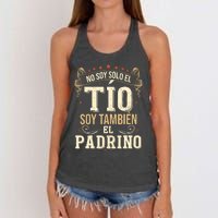 No Soy Solo El Tío Soy También El Padrino Women's Knotted Racerback Tank