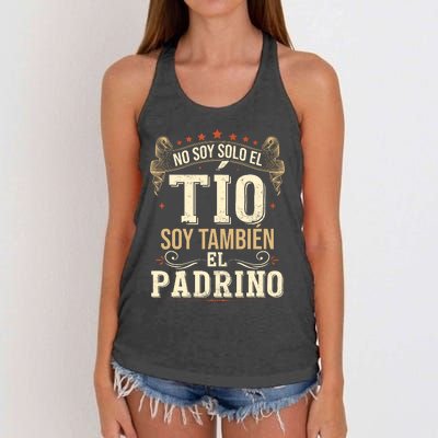 No Soy Solo El Tío Soy También El Padrino Women's Knotted Racerback Tank