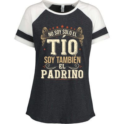 No Soy Solo El Tío Soy También El Padrino Enza Ladies Jersey Colorblock Tee