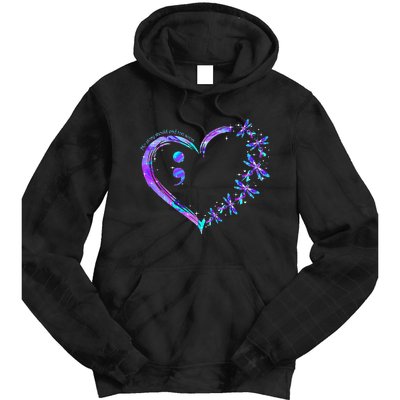 No Story Should End Too Soon Suicide Prevention Awareness Tie Dye Hoodie