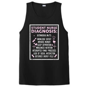 Nursing School Student Nurse Diagnosis Stresst Rt Meaningful Gift PosiCharge Competitor Tank