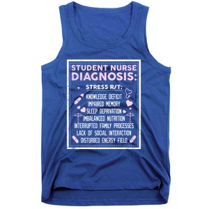 Nursing School Student Nurse Diagnosis Stresst Rt Meaningful Gift Tank Top