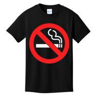 No Smoking Symbol Kids T-Shirt