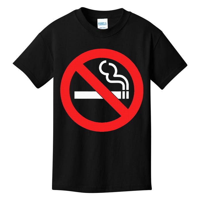 No Smoking Symbol Kids T-Shirt