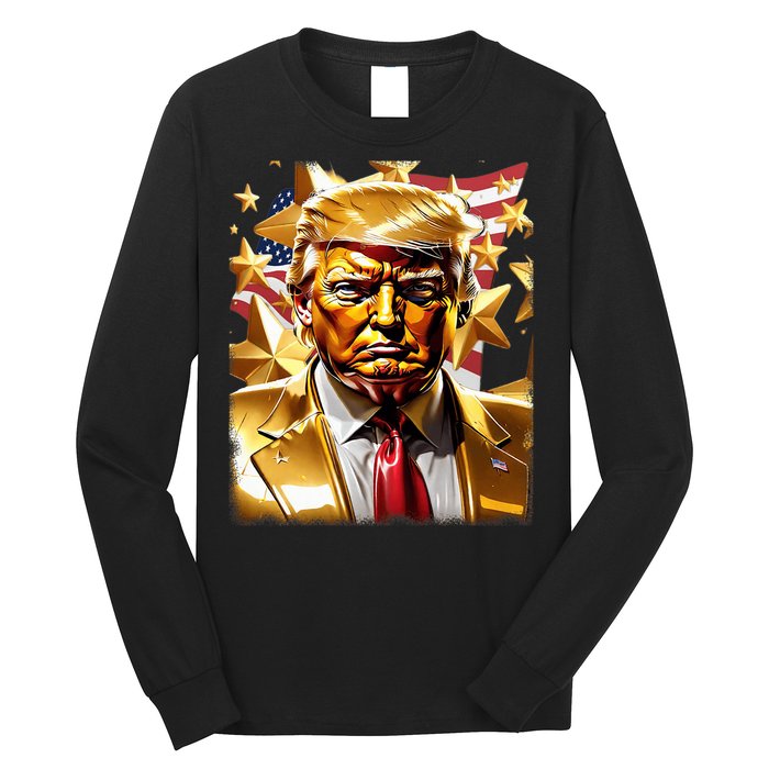 Never Surrender Sneaker Donald Trump Long Sleeve Shirt