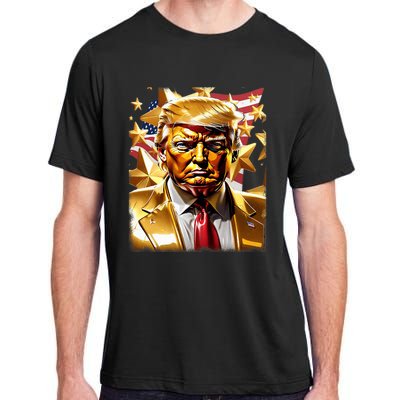 Never Surrender Sneaker Donald Trump Adult ChromaSoft Performance T-Shirt