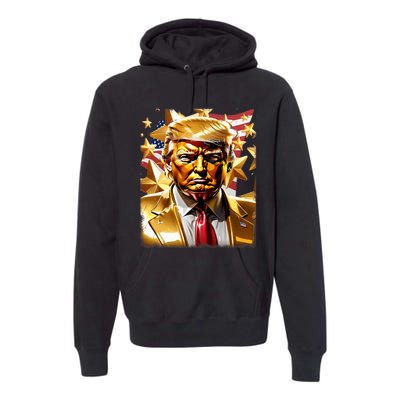 Never Surrender Sneaker Donald Trump Premium Hoodie