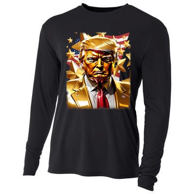 Never Surrender Sneaker Donald Trump Cooling Performance Long Sleeve Crew