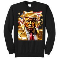 Never Surrender Sneaker Donald Trump Tall Sweatshirt